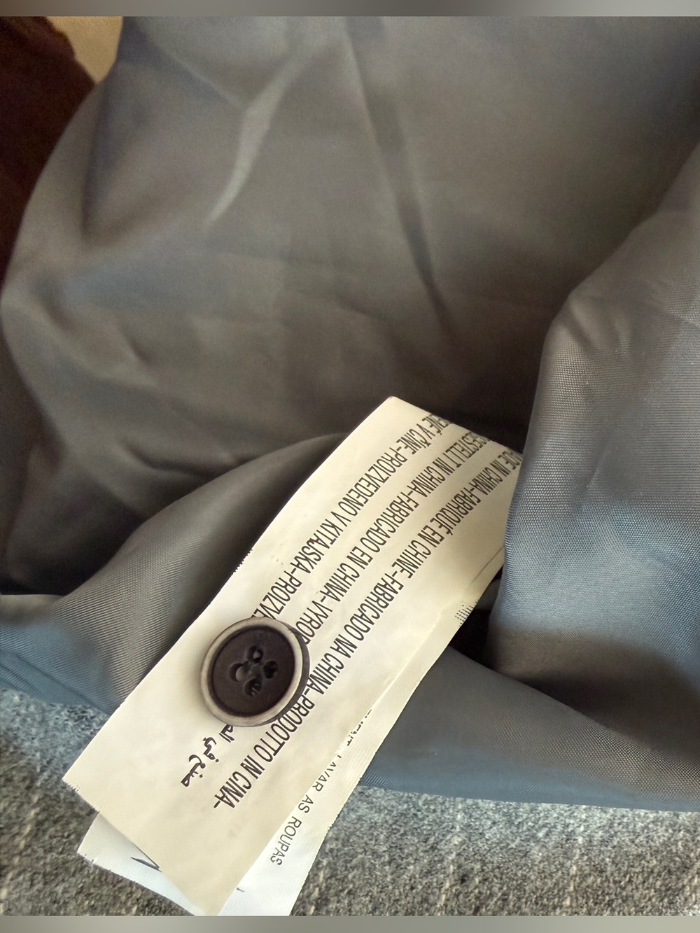 Desigual Gray and Black A-Line Button-Embellished Skirt Embroidered Beaded XS - Picture 4 of 10
